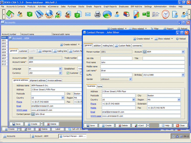 DEKSI CRM  Screenshot